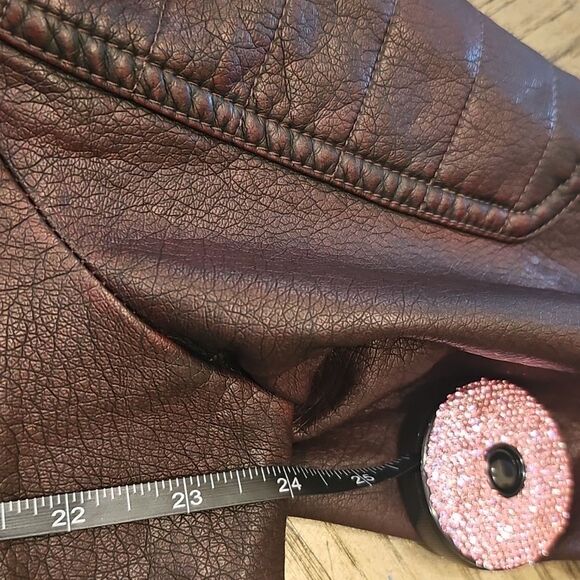 INC International Concepts Men's Dark Brown Burgendy Jacket XL - Picture 4 of 13